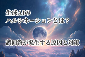 生成AIのハルシネーションとは？誤回答が発生する原因と対策